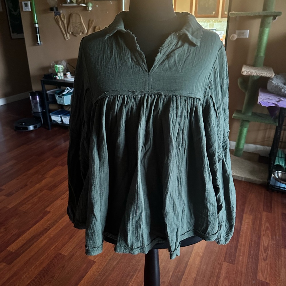 Ces Femme Oversized Babydoll Top